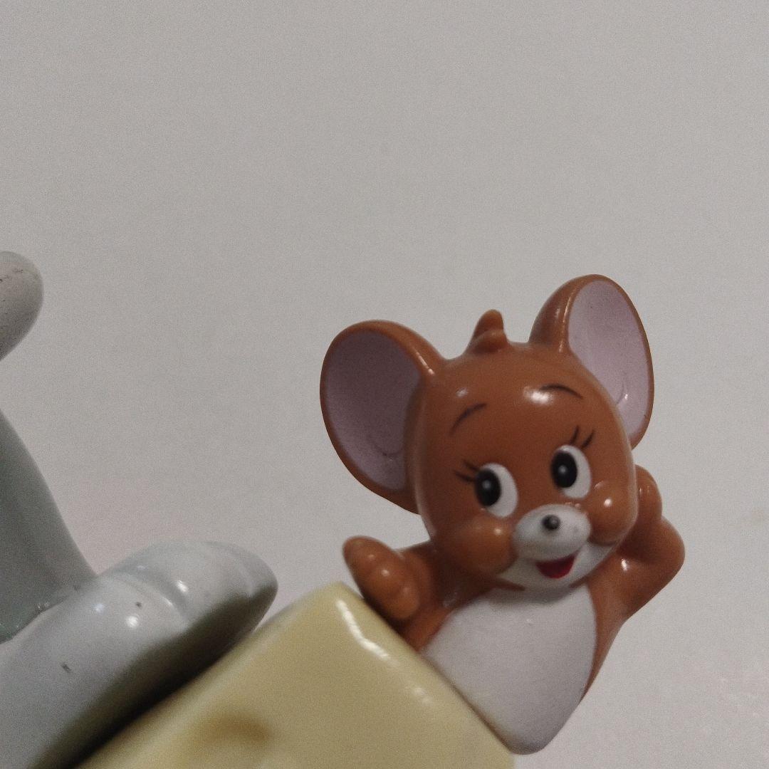 トムとジェリー　ソフビ　貯金箱　十六銀行