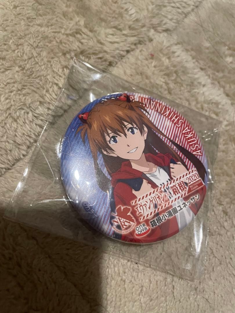 ユネッサン エヴァンゲリオン アスカ 缶バッジ