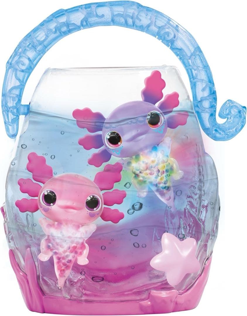 Let's Glo Axolotl Aquarium バブル水族館