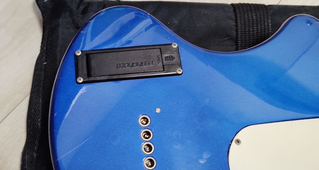 FERNANDES エレキギター ZO-3 青 ソフトケース付き