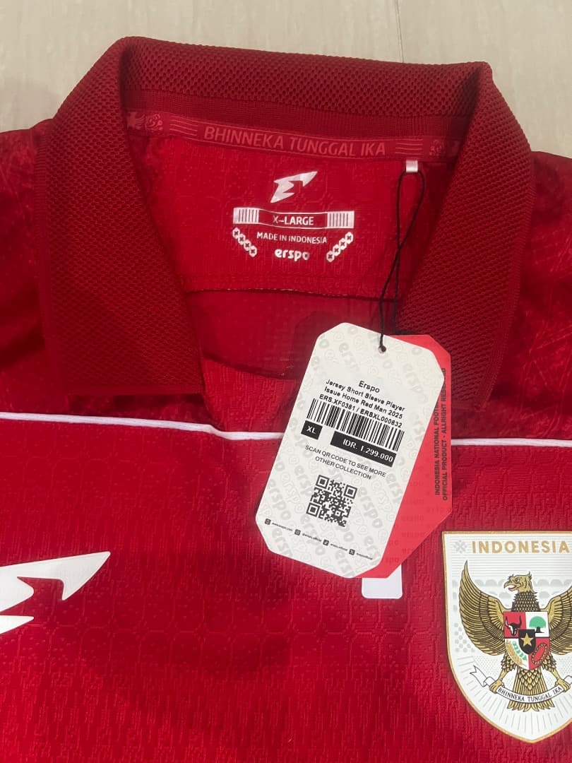 ERSPO インドネシア代表 ホーム 24/25 XL