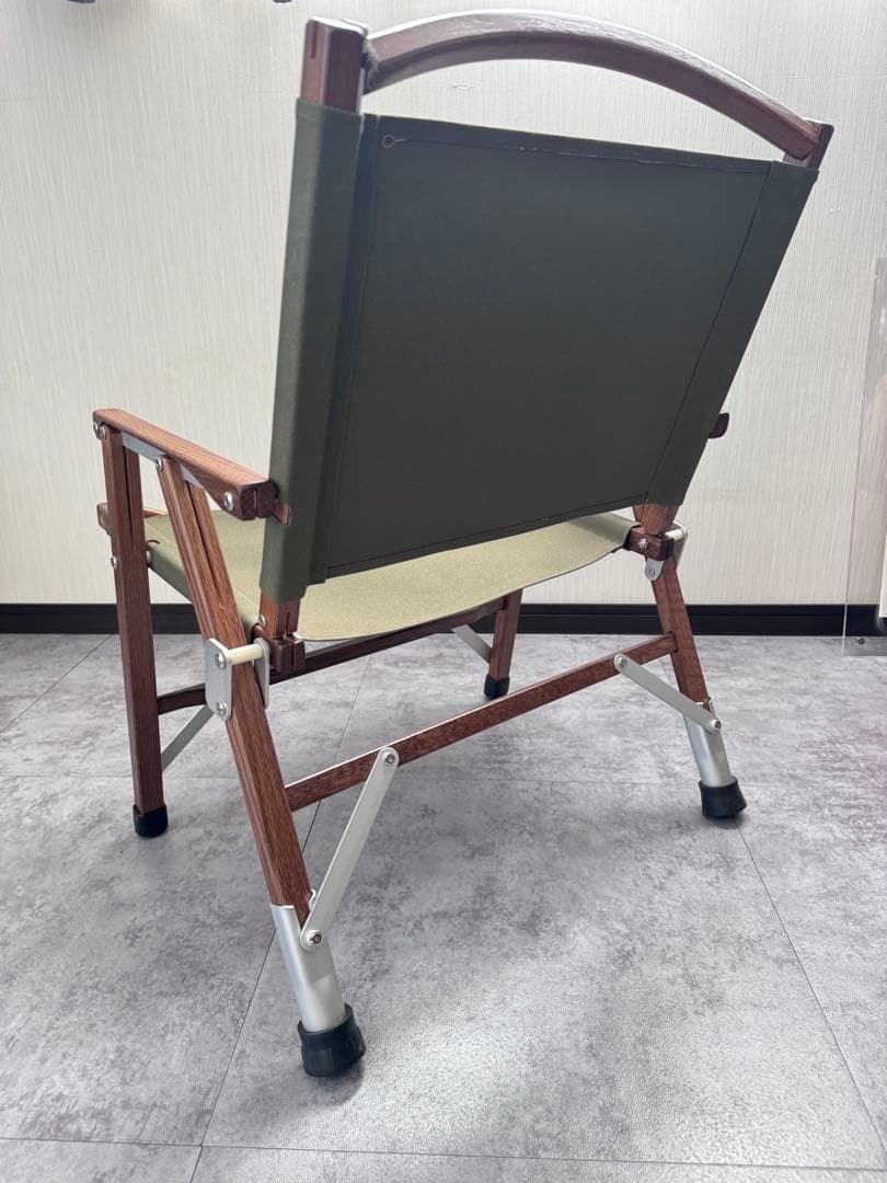 メーカー不明　キャンプ用木製チェア