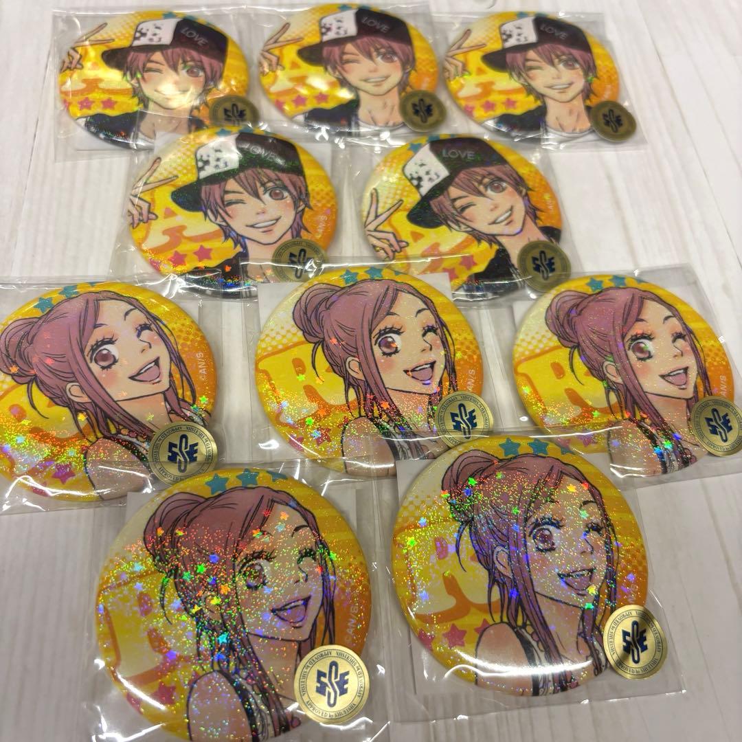 【匿名配送】 ラブコン くじメイト 缶バッジ 大谷 リサ 10点セット