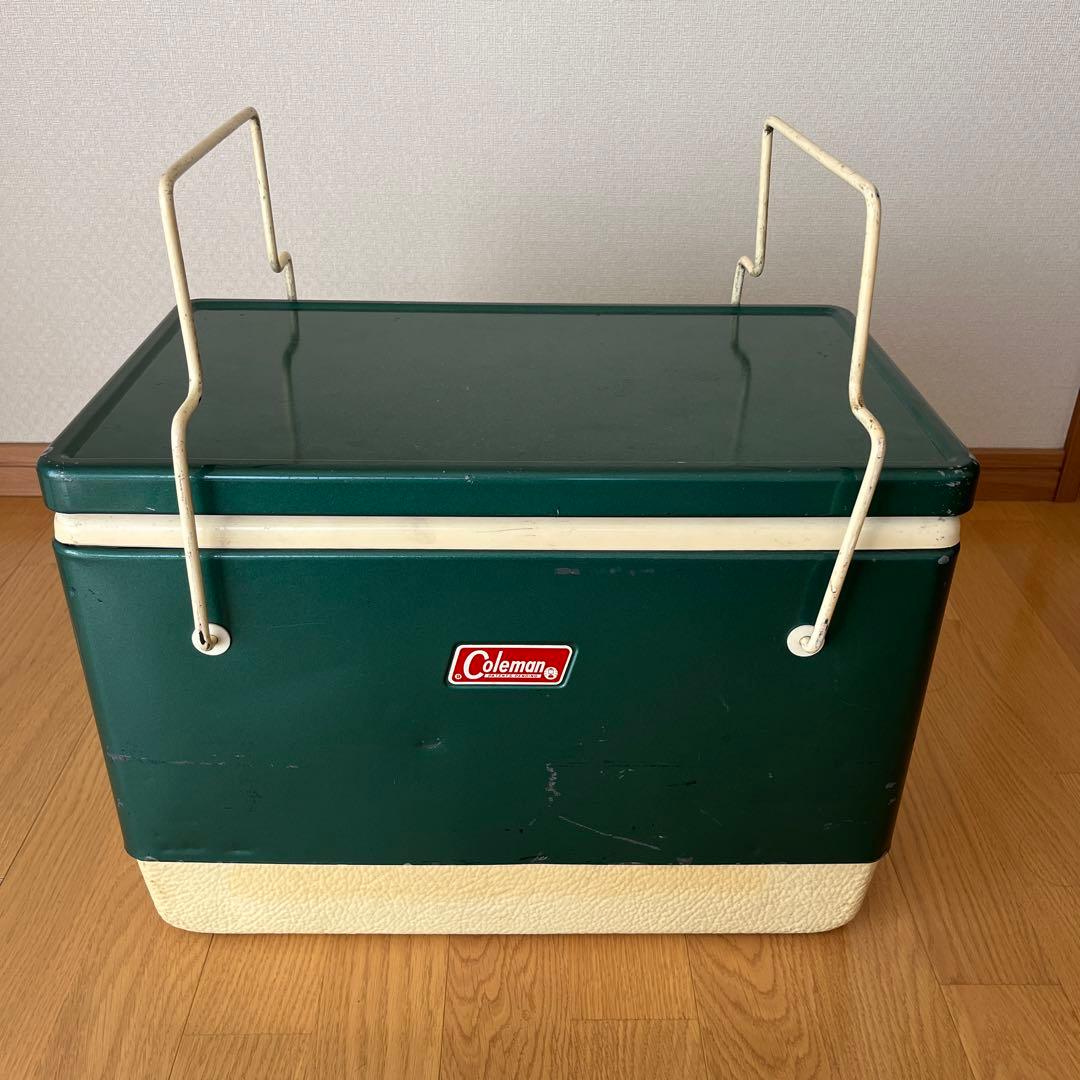 コールマン　クーラーボックス　アンティーク　レトロ