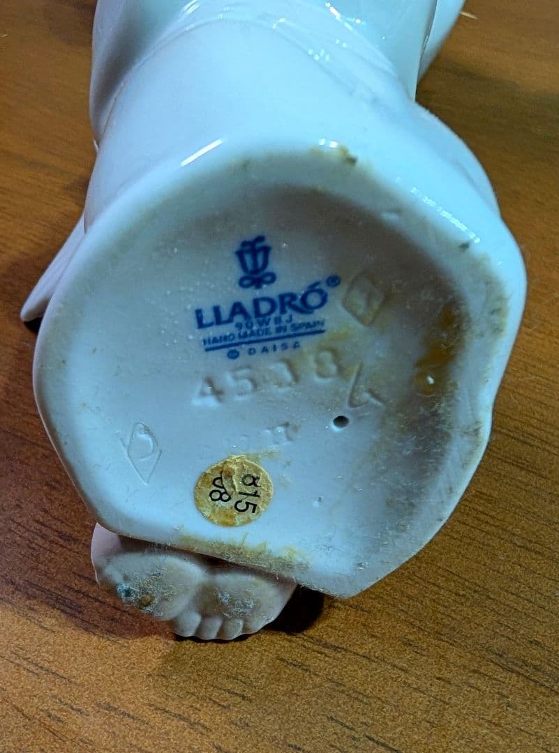 【LLADRO】磁器人形「可愛い考え事」「可愛いお祈り」「可愛いフルート」3体