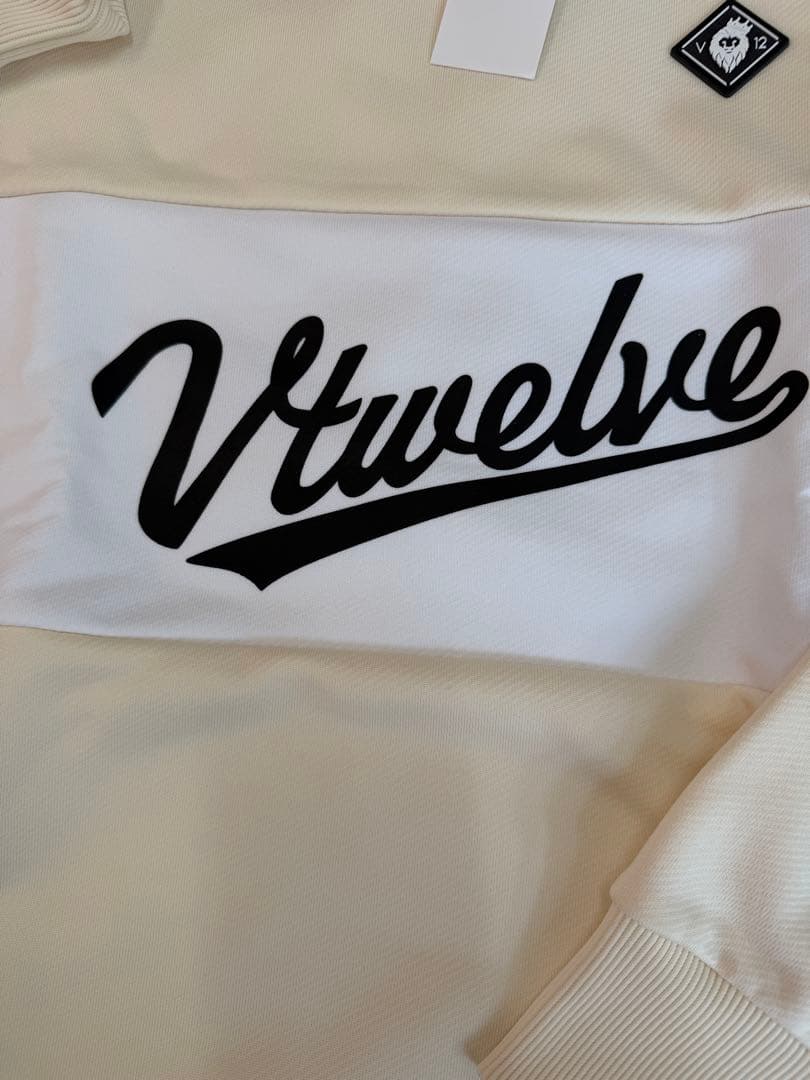 ¥26,400V12/L】襟付き長袖スウェット長袖カットソートレーナーポロシャツ