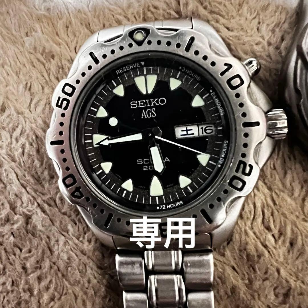 ビンテージ品美品稼働　スキューバ　クォーツダイバー