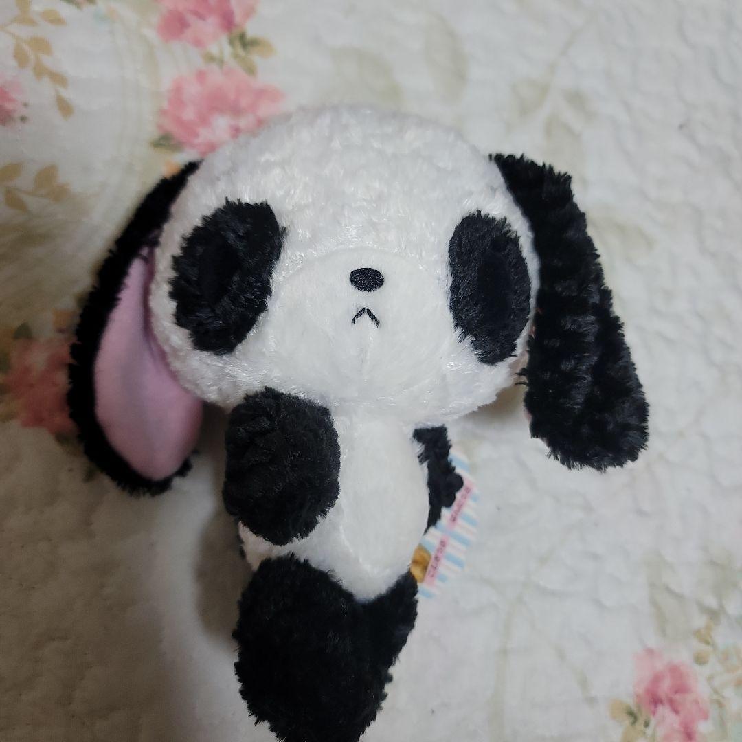 新品タグ付きシュガーバニーズパンダうさモヘアぬいぐるみ