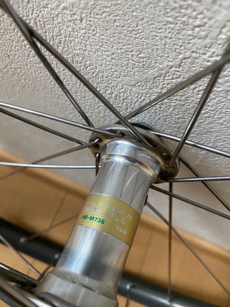 シマノ XTハブ　マヴィック リム　MTB用　26インチ　ホイールセット