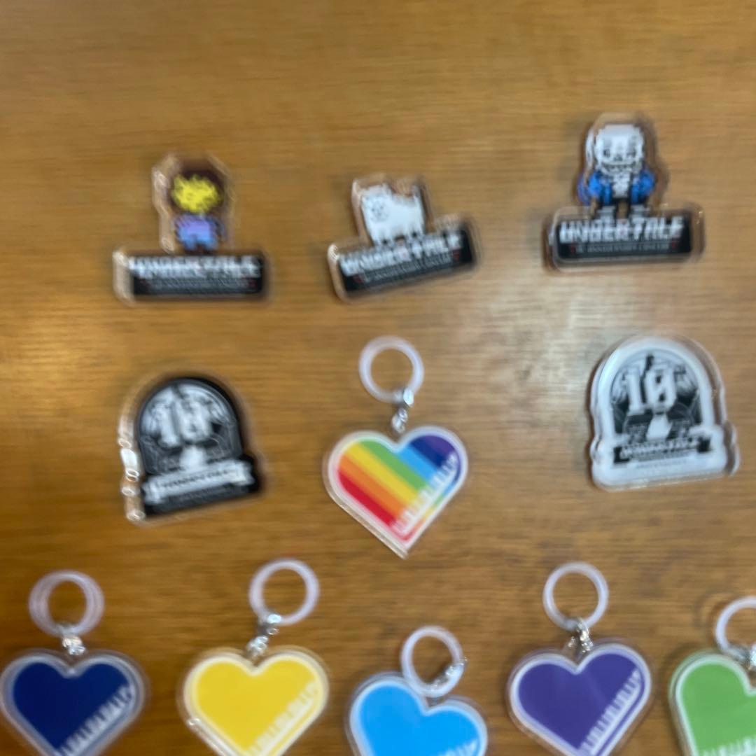 アンダーテール キャラクターキーホルダー 11個セットコンサート