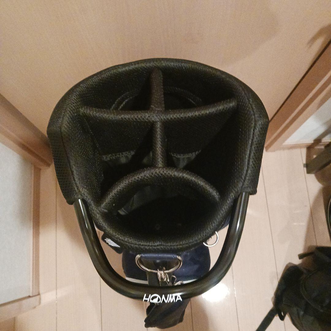 ホンマゴルフ迷彩柄ネイビーキャディバッグ