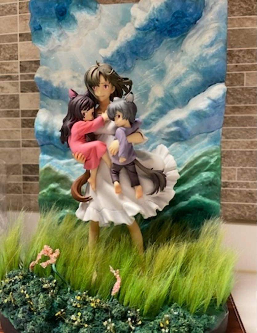 おおかみこどもの雨と雪 フィギュア　ジオラマ ベース のみ