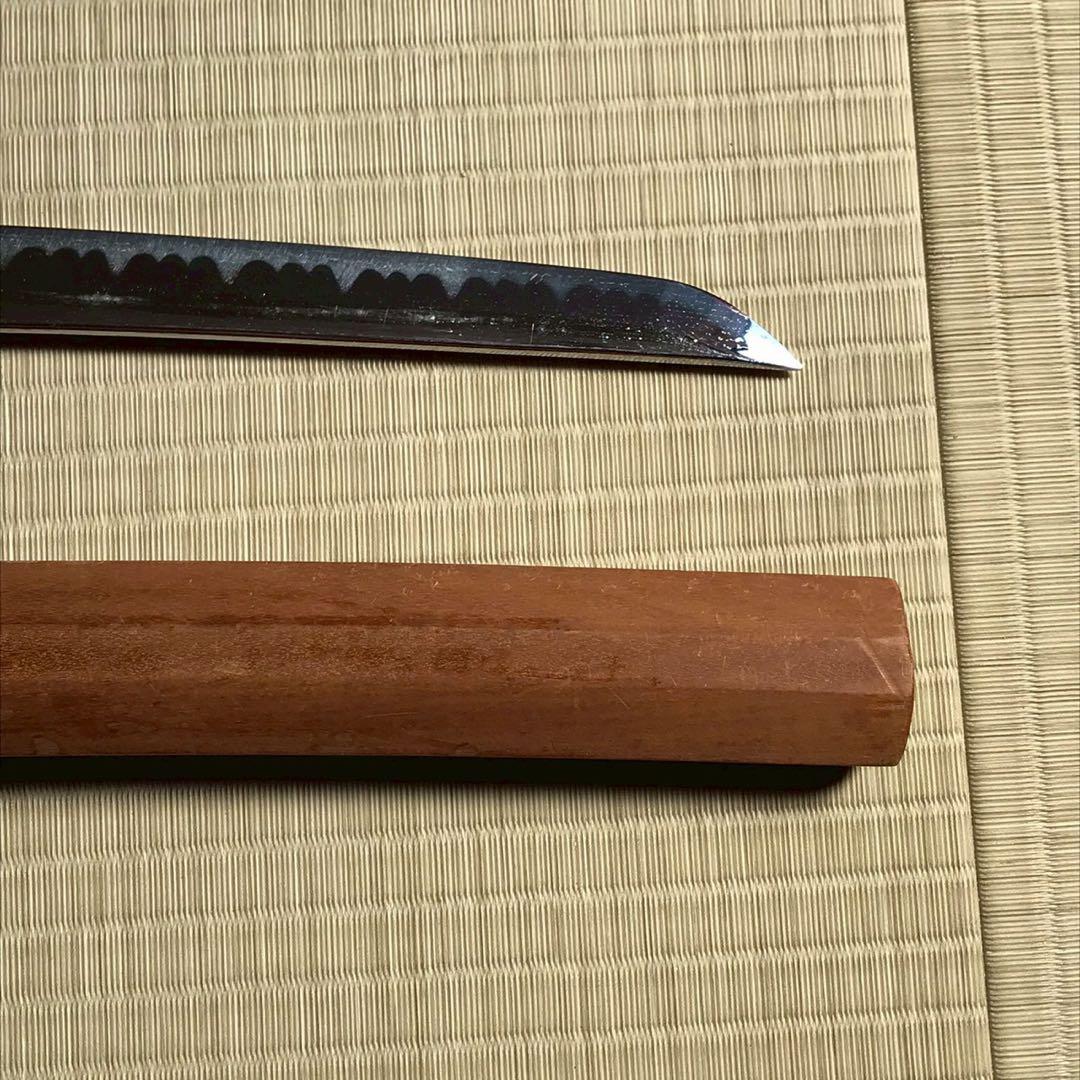 Js5 赤樫 木刀 模造刀 2本セット 脇差　白鞘 昭和レトロ