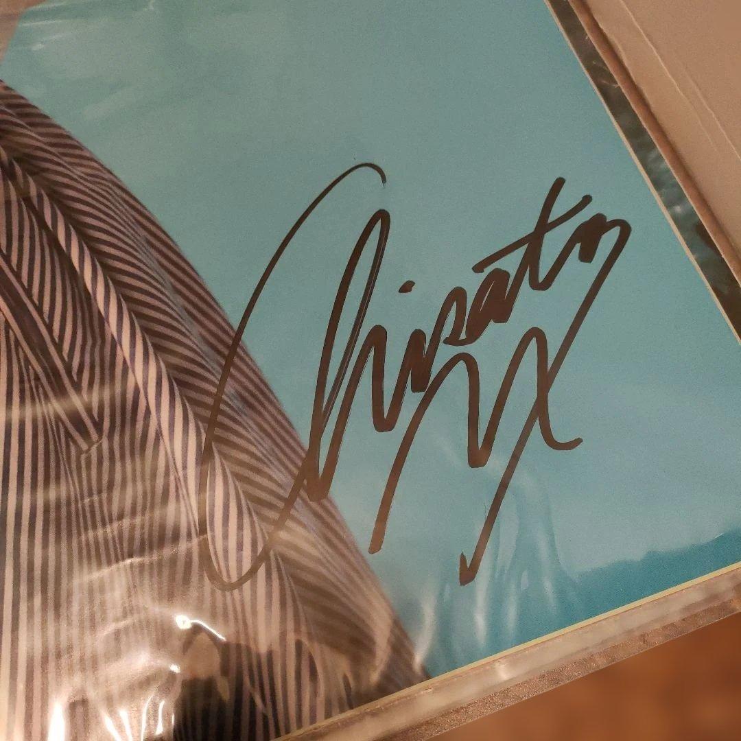 森高千里　直筆サイン入りB2ポスター