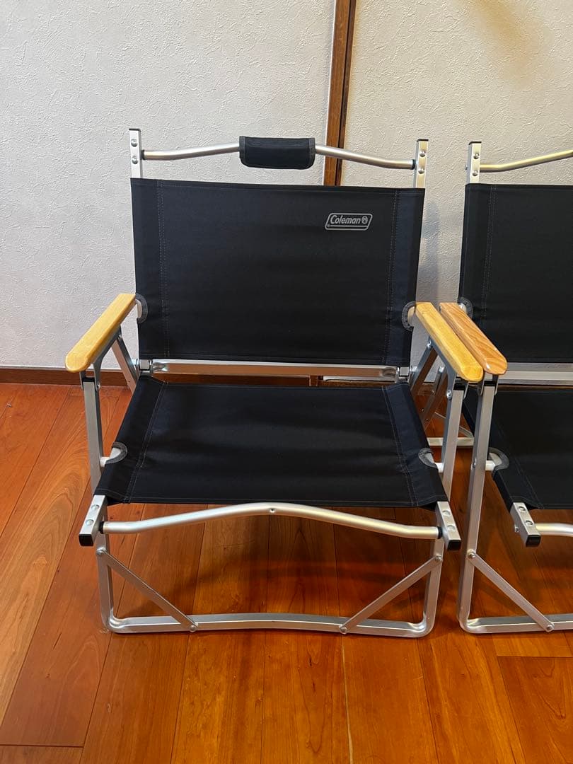 コールマン　コンパクトフォールディングチェア （ブラック）　2脚