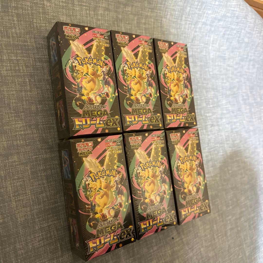 ポケモンカードゲーム MEGAドリームex 6BOX