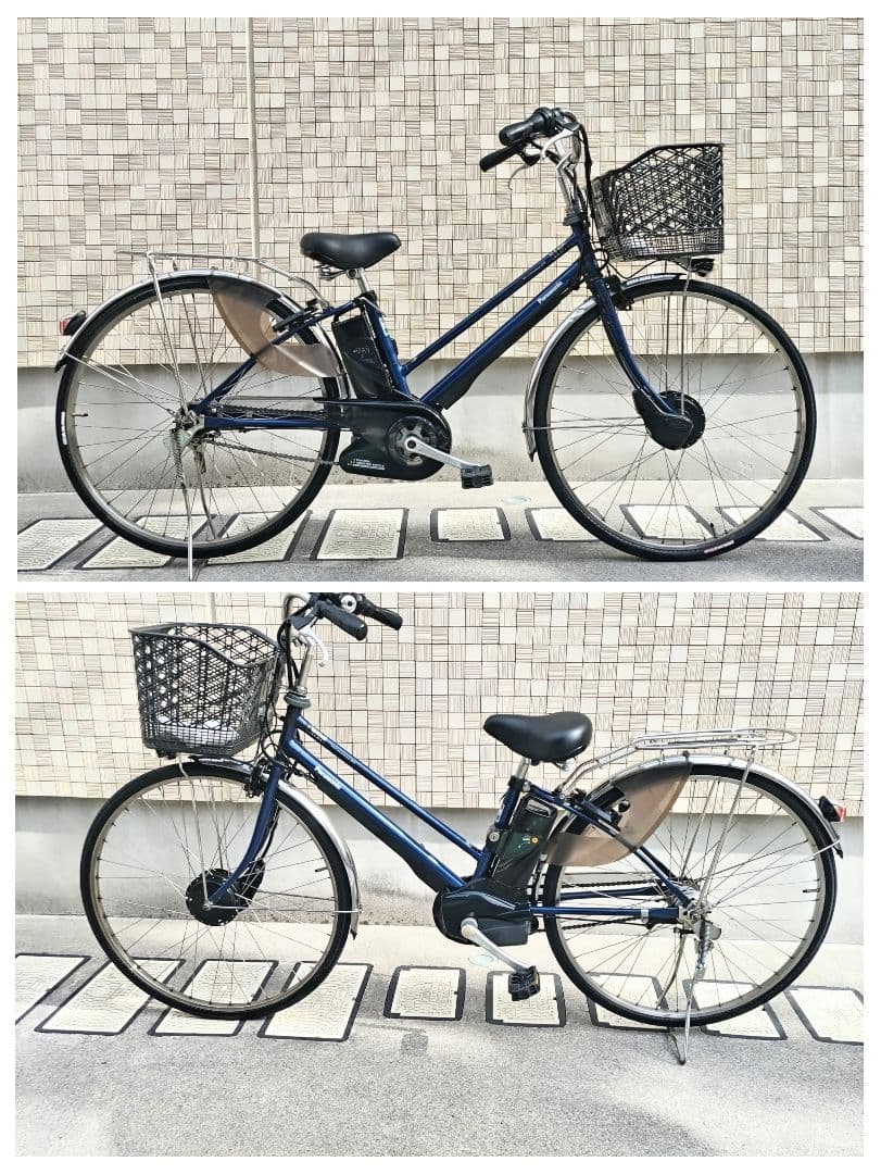 バッテリー新同レベル パナソニック回生充電 電動アシスト自転車 Viviチャージ