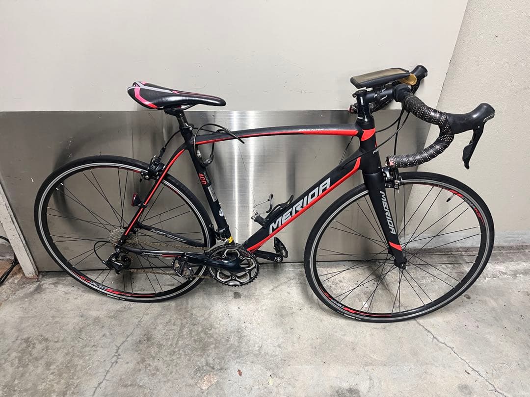 MERIDA ロードバイク ブラック/レッド