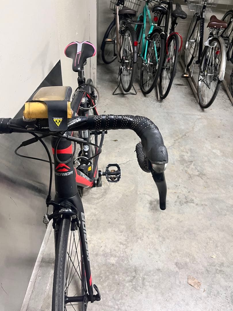 MERIDA ロードバイク ブラック/レッド