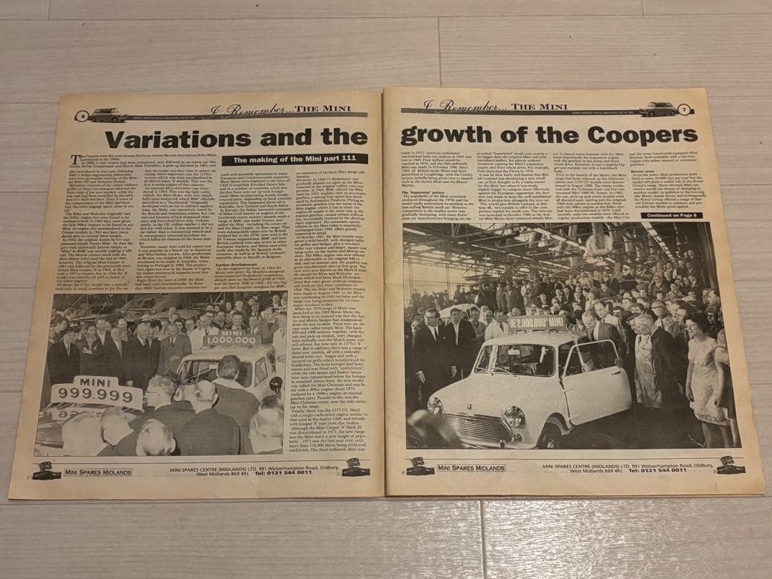 ミニ40周年記念誌