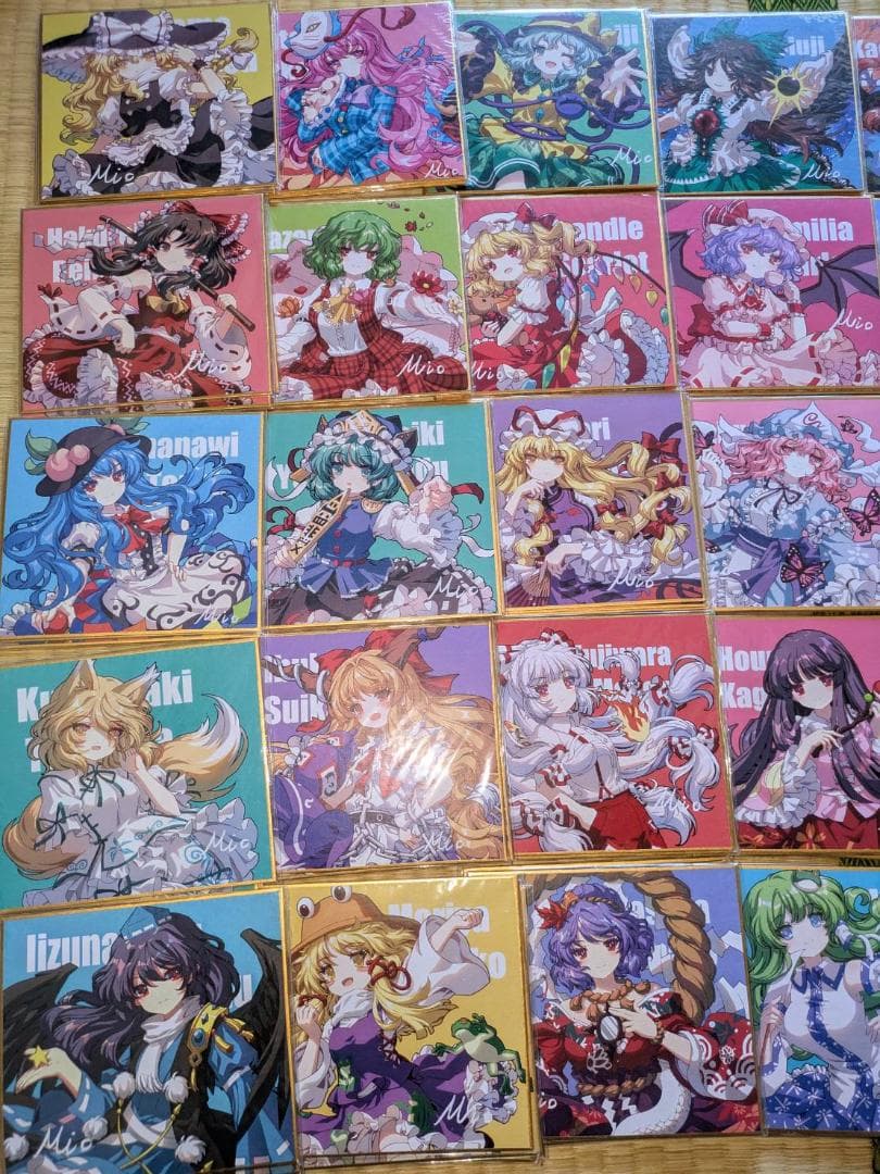 東方プロジェクト カード 色紙 32枚 火焔猫燐 霊烏路空 古明地こいし