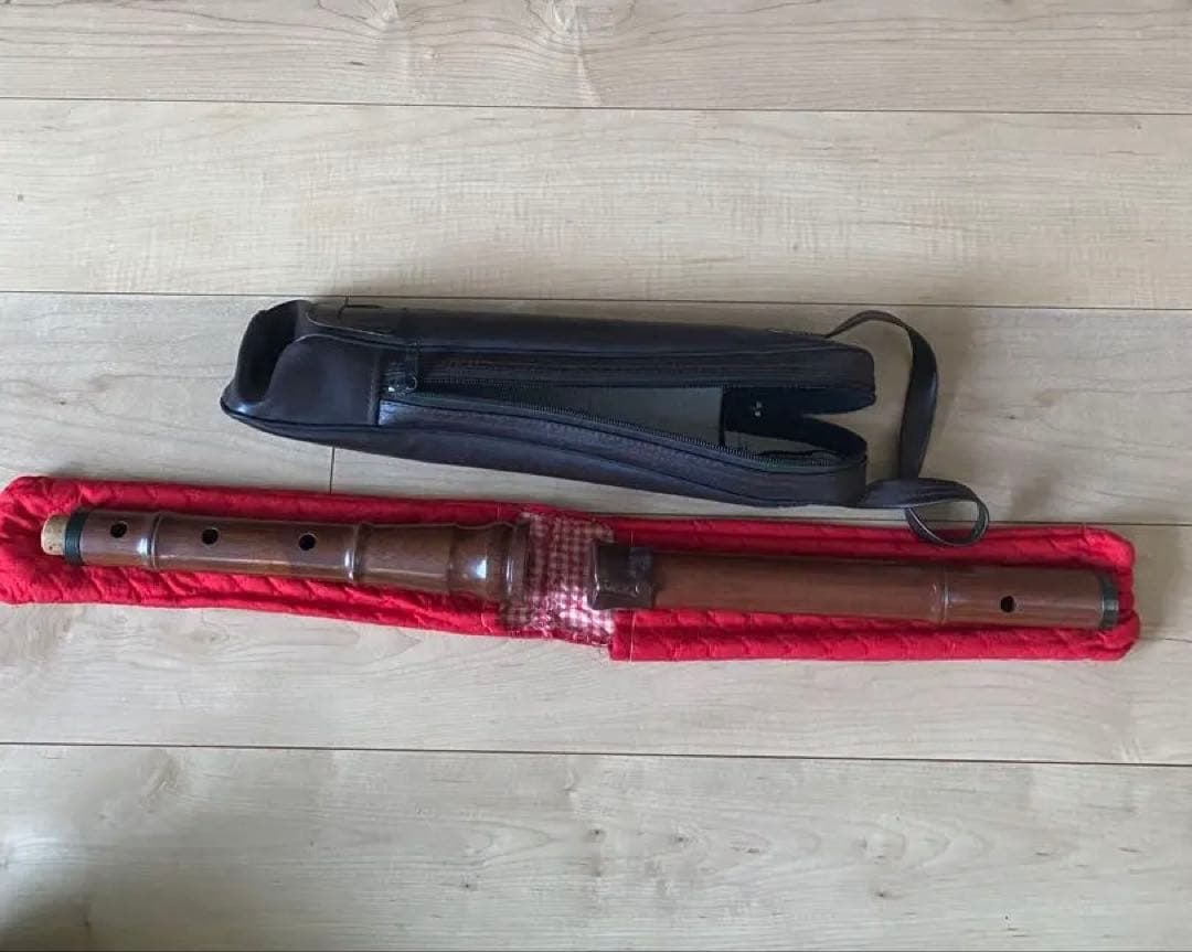 木製の5穴　 尺八