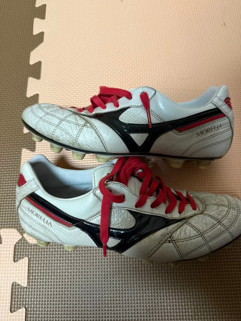 Mizuno Morelia サッカーシューズ 赤/白　2足セット