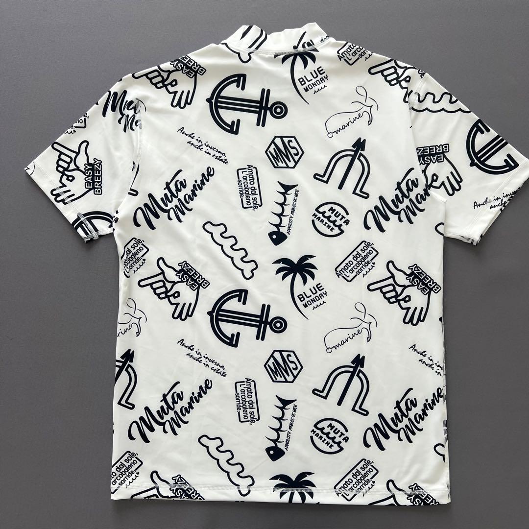 【新品】muta MARINE ムータマリン　25ss モックネック　メンズ　白