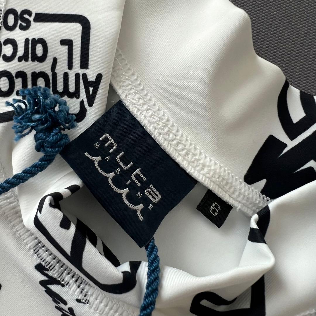 【新品】muta MARINE ムータマリン　25ss モックネック　メンズ　白