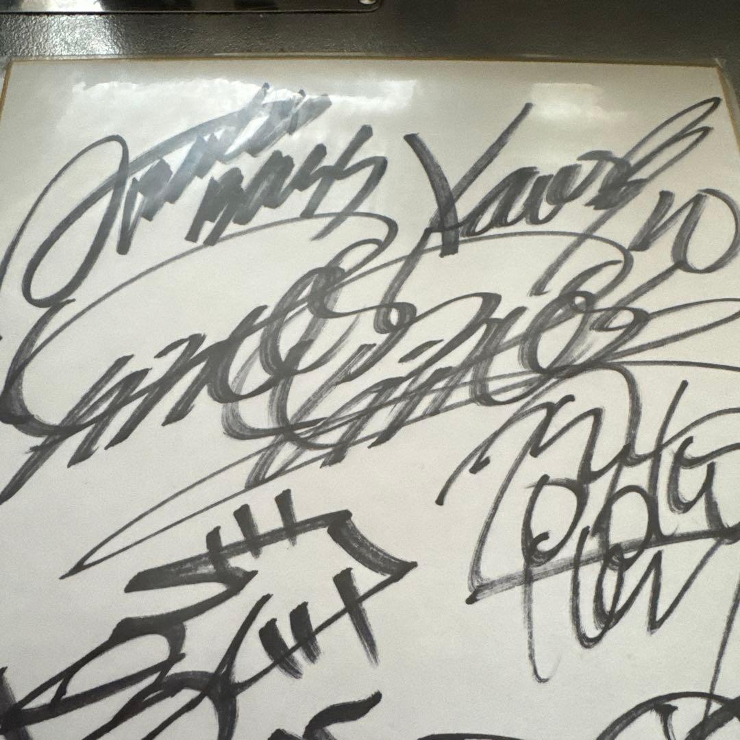 プリンセスプリンセス　直筆サイン色紙　90年代レア