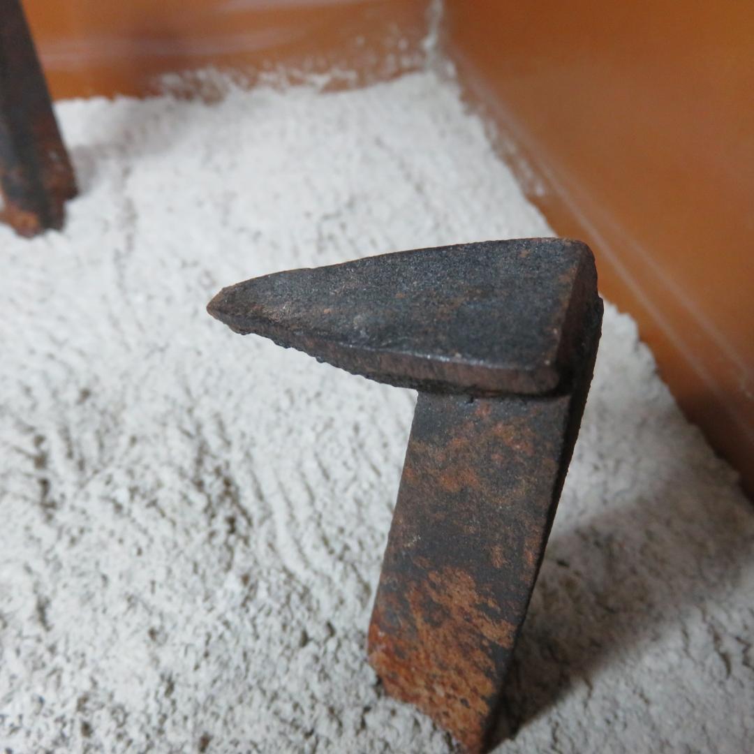 角火鉢 五徳付き 欅 けやき 鬼爪 内銅 火鉢 手あぶり 囲炉裏 茶道具