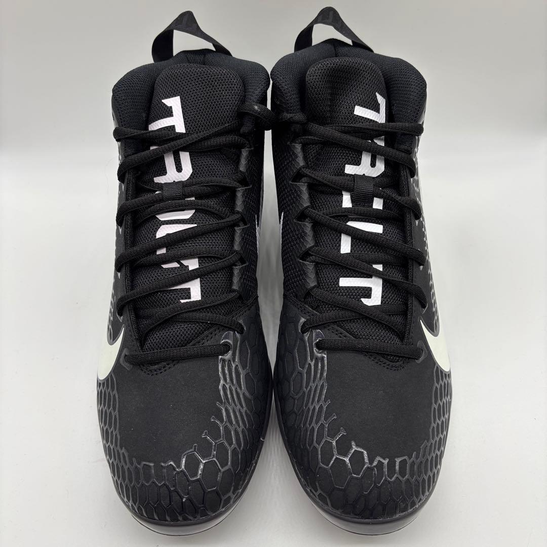 NIKE トラウト 野球 スパイク ブラック 黒 28㎝ ミドルカット 軽量