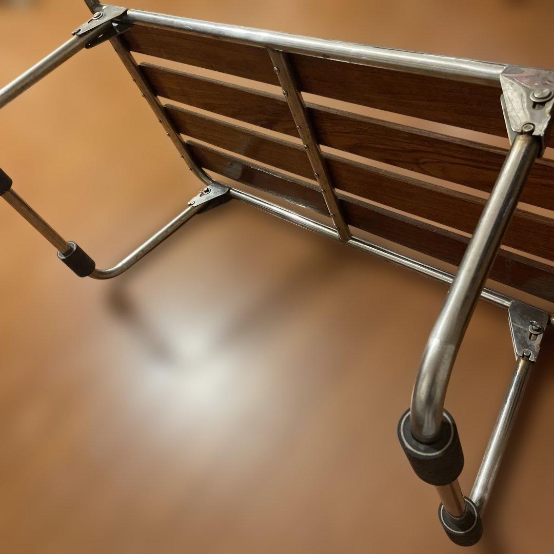 ヴィンテージ　折りたたみ式　アウトドアテーブル　センターテーブル　キャップ　船用