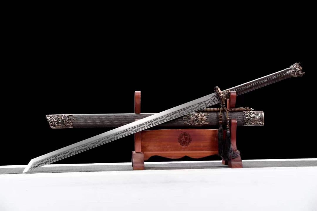 【魔刀を飲む】古兵器 武具　刀装具　日本刀　模造刀 居合刀 長尺