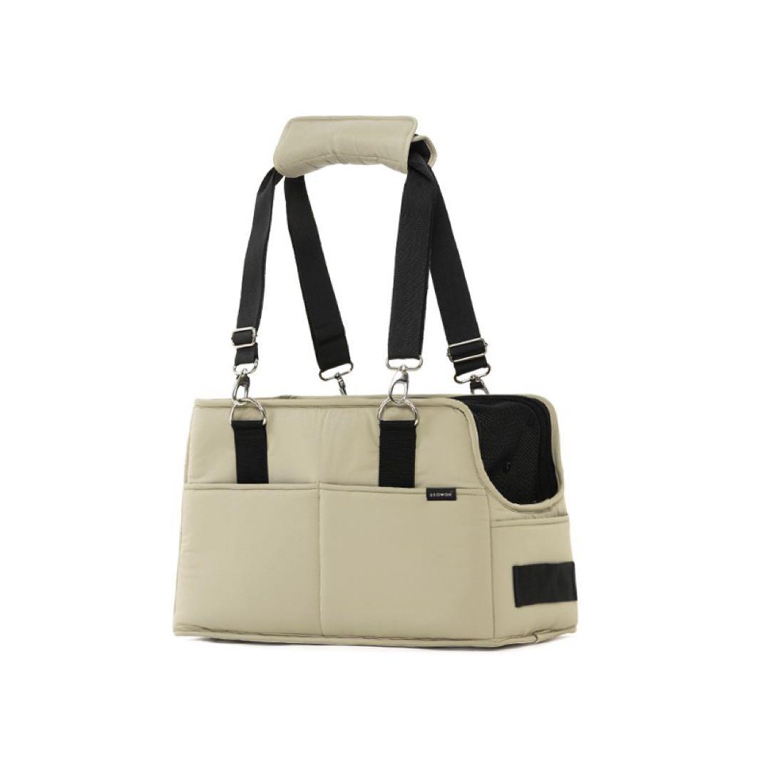 ssoook小型犬用ショルダーバッグ ベージュ