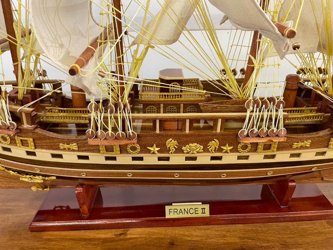帆船模型　FRANCEⅡ　限定モデル　船　モデルシップ　職人手作り　舟　軍艦
