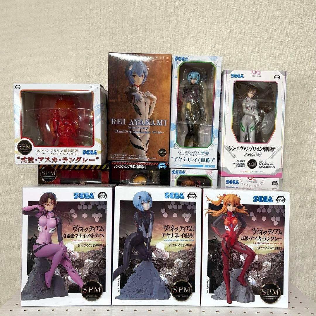 エヴァンゲリオン アヤナミレイ アスカ マリ フィギュアまとめ売り