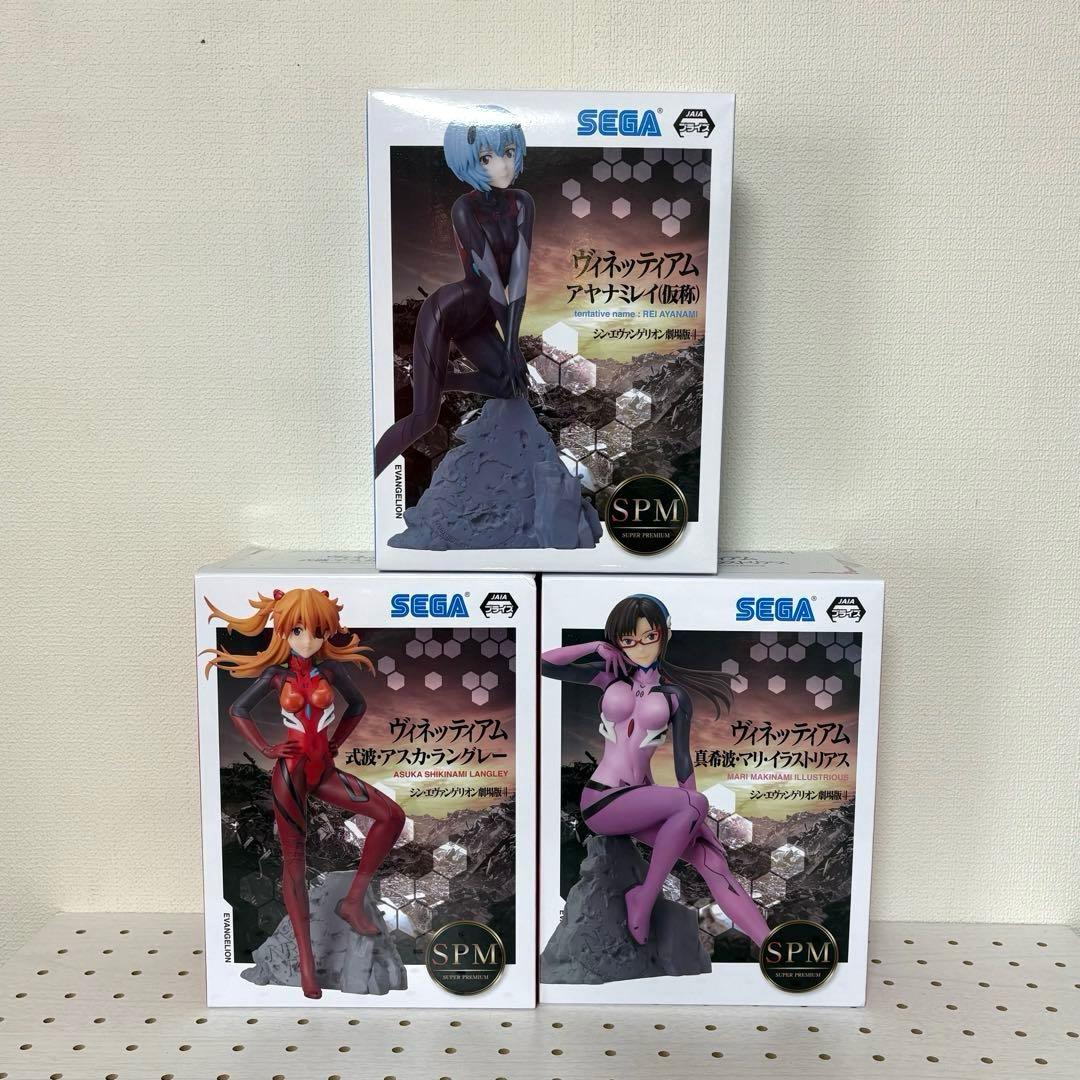 エヴァンゲリオン アヤナミレイ アスカ マリ フィギュアまとめ売り