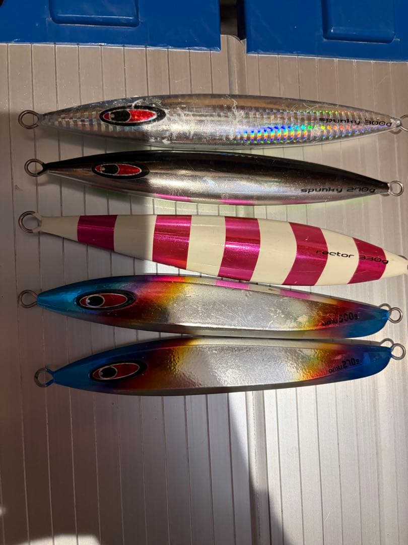 メタルジグ シーフロア、アム、スパンキー、レクター