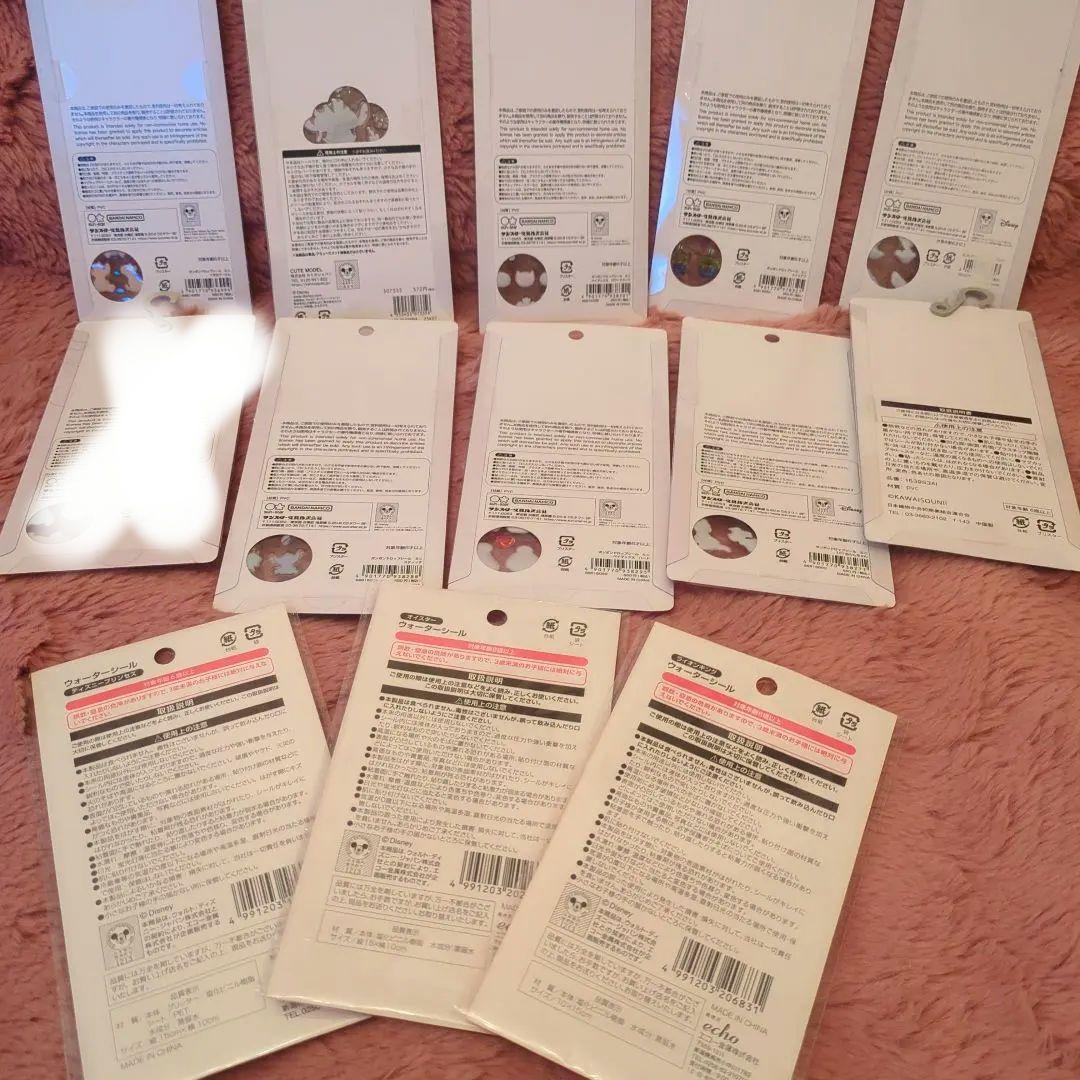 ディズニー　ボンボンドロップシール　ウォーターシール　国内正規品　まとめ売り