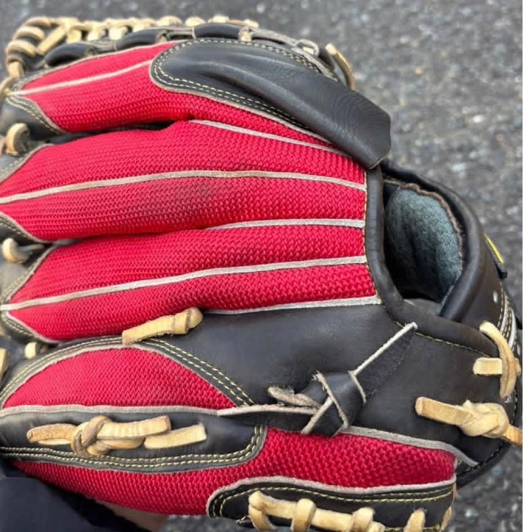 プロ支給品 読売ジャイアンツ 栂野選手 実使用 硬式グローブ