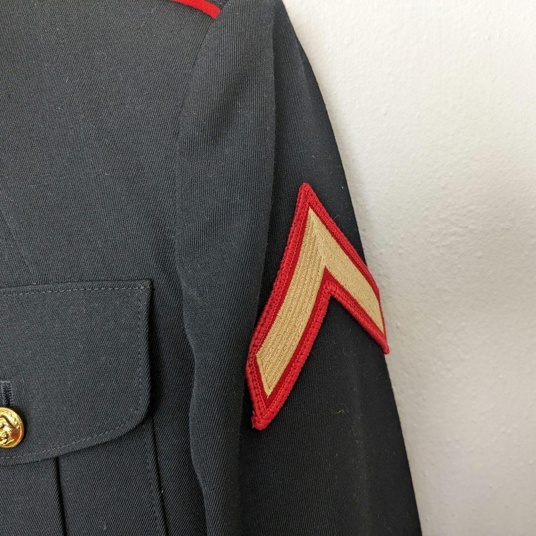 米軍　USMC ブルードレスジャケット　ブルードレスパンツ　良品　②