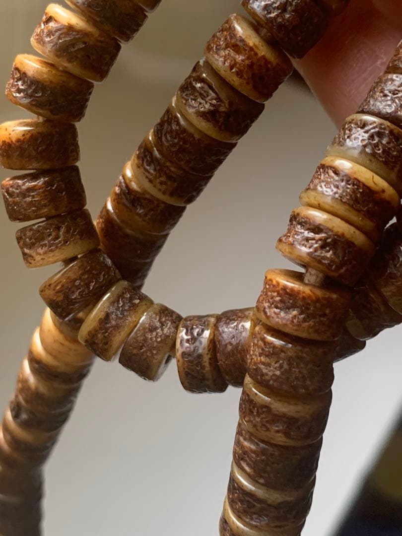 呪物　カパラ　チベット　カパーラ　頭蓋骨　数珠　根付　クマントーン　プラクルアン