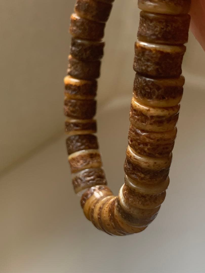 呪物　カパラ　チベット　カパーラ　頭蓋骨　数珠　根付　クマントーン　プラクルアン