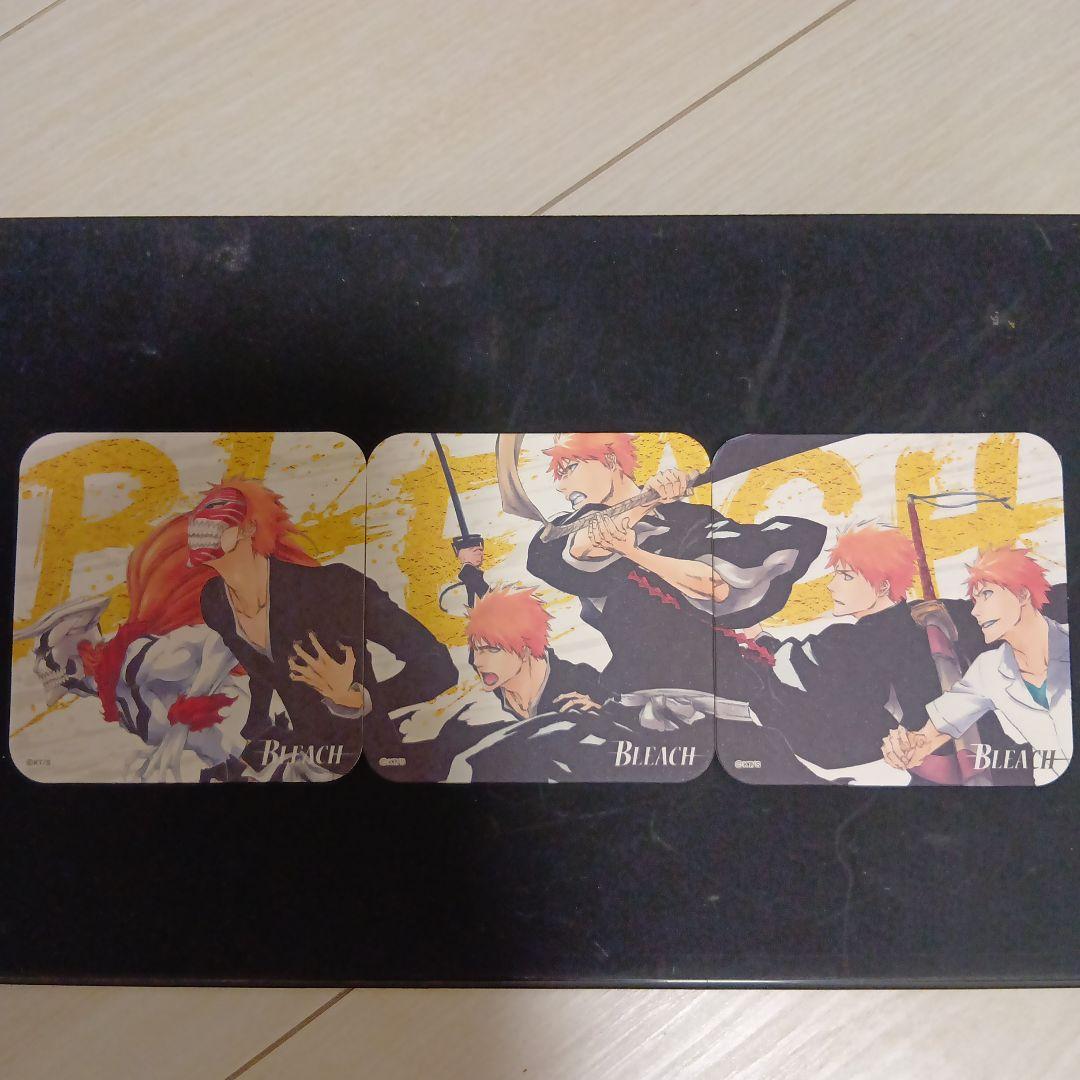 BLEACH 黒崎一護 コースター 3枚セット　ボックス購入特典　希少品