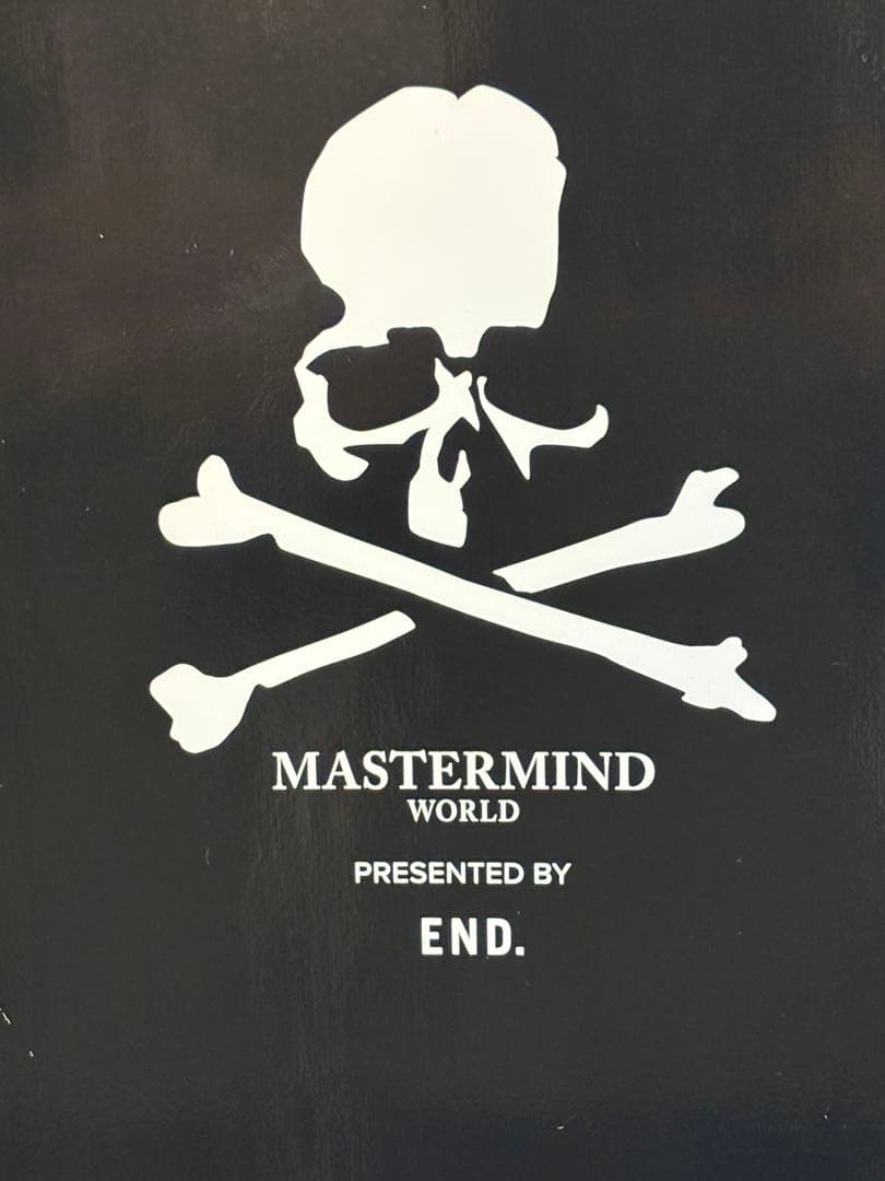 コラボ/スケボー/デッキ/別注/マスターマインド/限定/スカル/ロゴ/END.