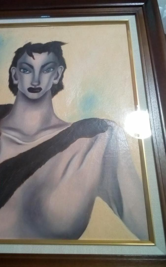 あさのまさひろ真作油彩肉筆10号