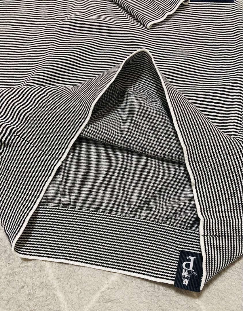 新品 パーリーゲイツ×Disney プー ボーダーニット(4)サイズM/白黒