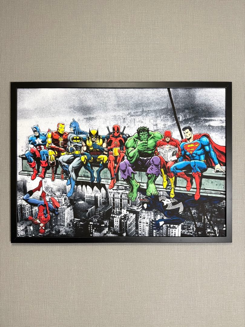 No.172フレーム付きキャンバスアート　アベンジャーズ　スパイダーマン