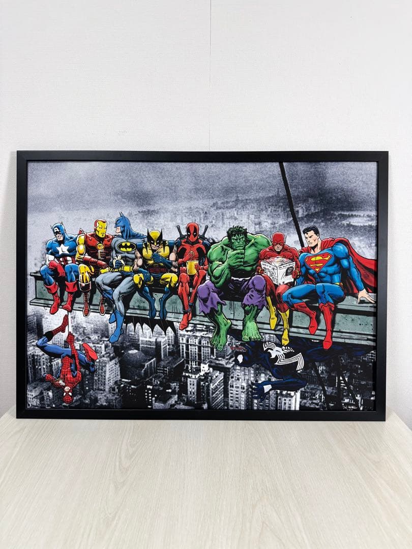 No.172フレーム付きキャンバスアート　アベンジャーズ　スパイダーマン